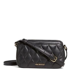 Vera Bradley‎ Quilted Sydney Crossbody in Black